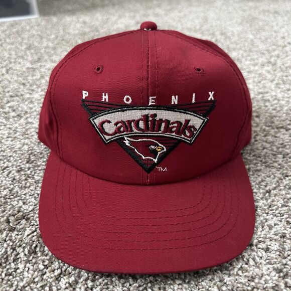 Vintage Phoenix Cardinals NFL Red & Black Football  Snapback Hat Youngan Cap - Picture 1 of 8